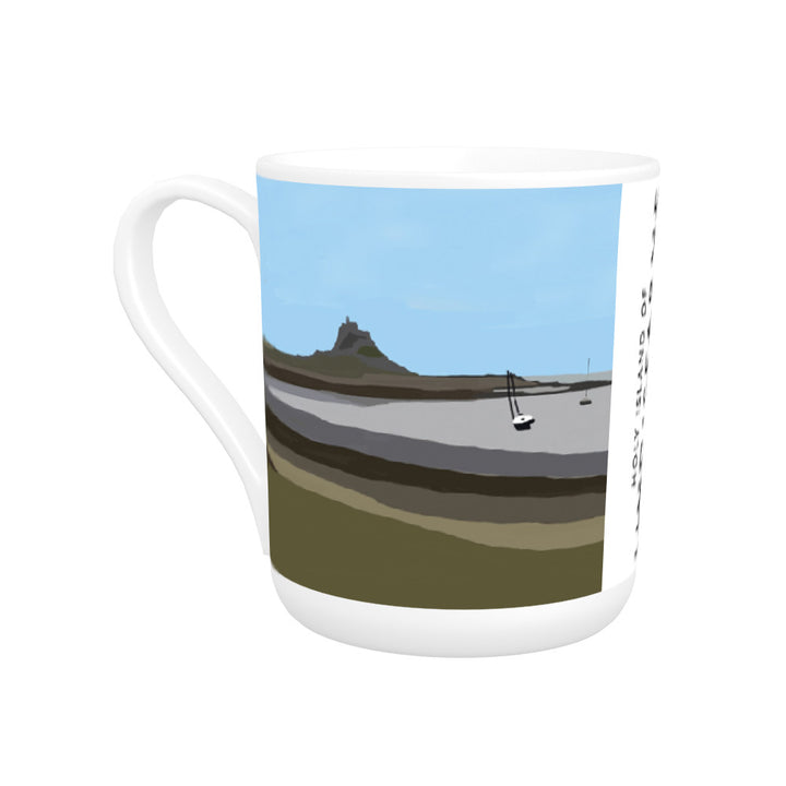 The Holy Island of Lindisfarne Bone China Mug