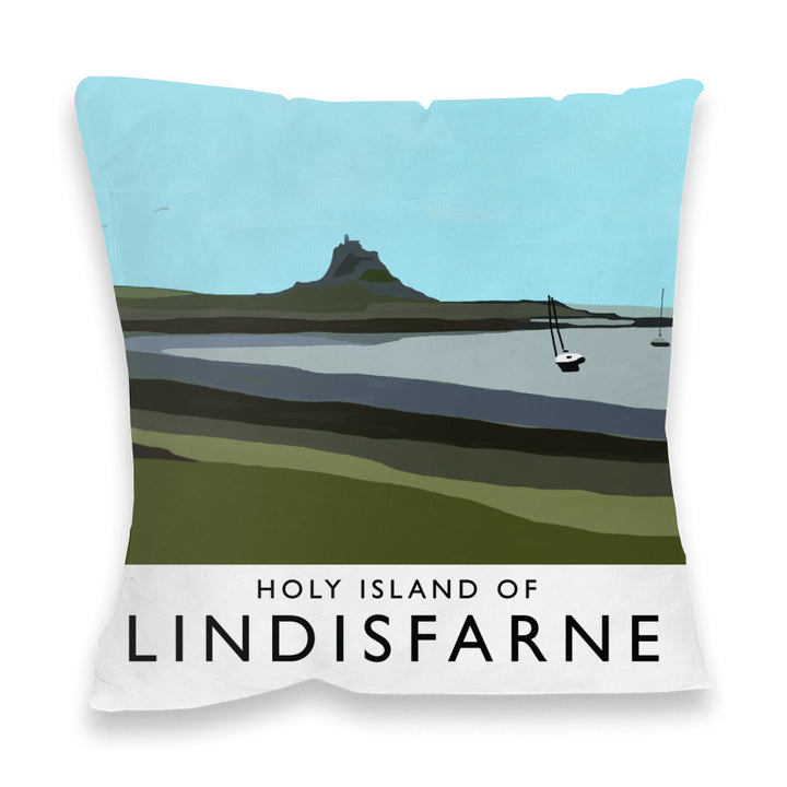 The Holy Island of Lindisfarne Fibre Filled Cushion