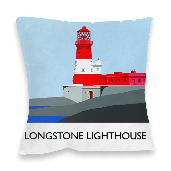 Longstone Lighthouse, Northumberland Fibre Filled Cushion