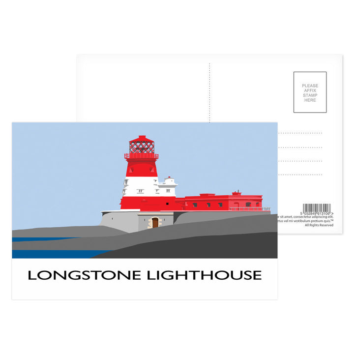 Longstone Lighthouse, Northumberland Postcard Pack