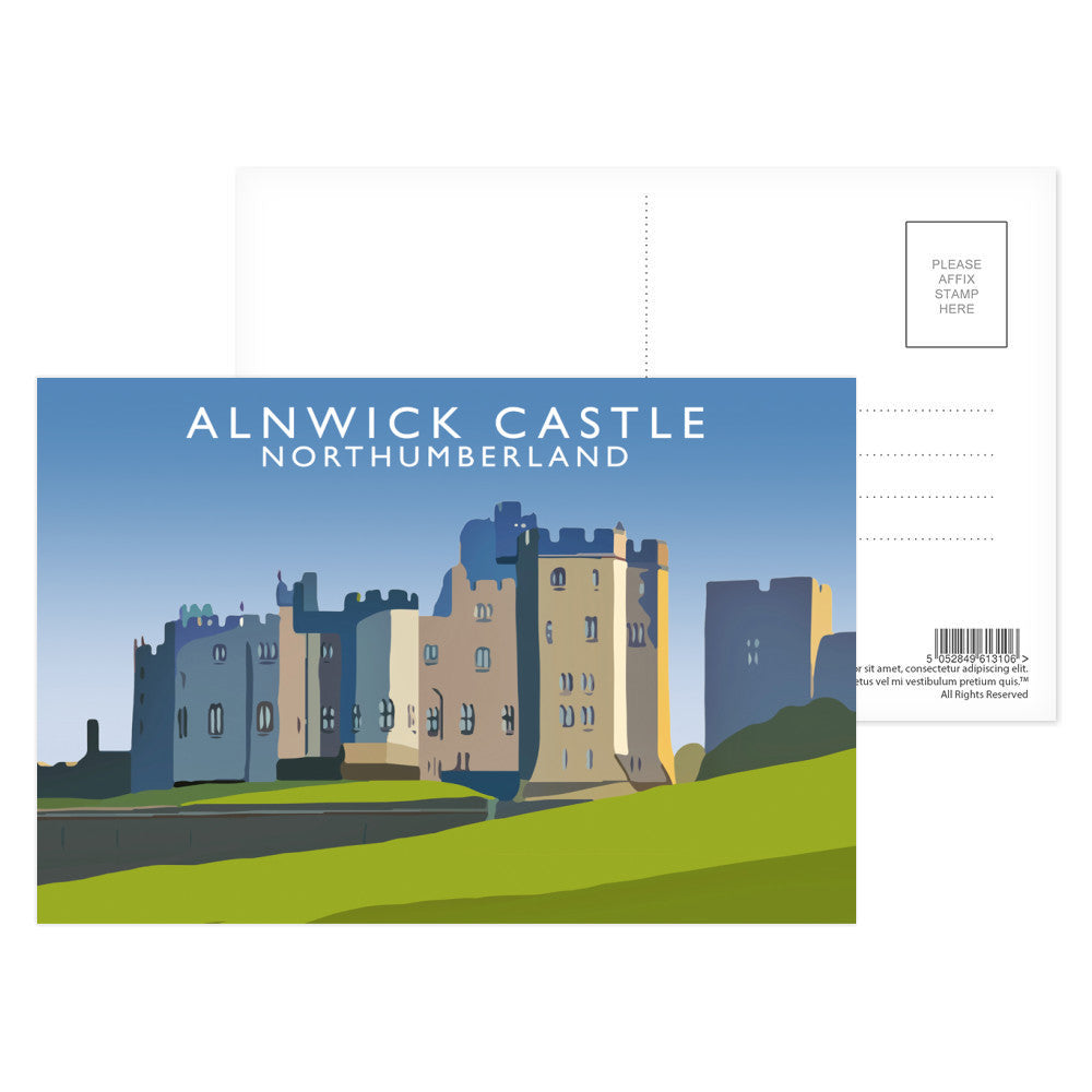 Alnwick Castle, Northumberland Postcard Pack
