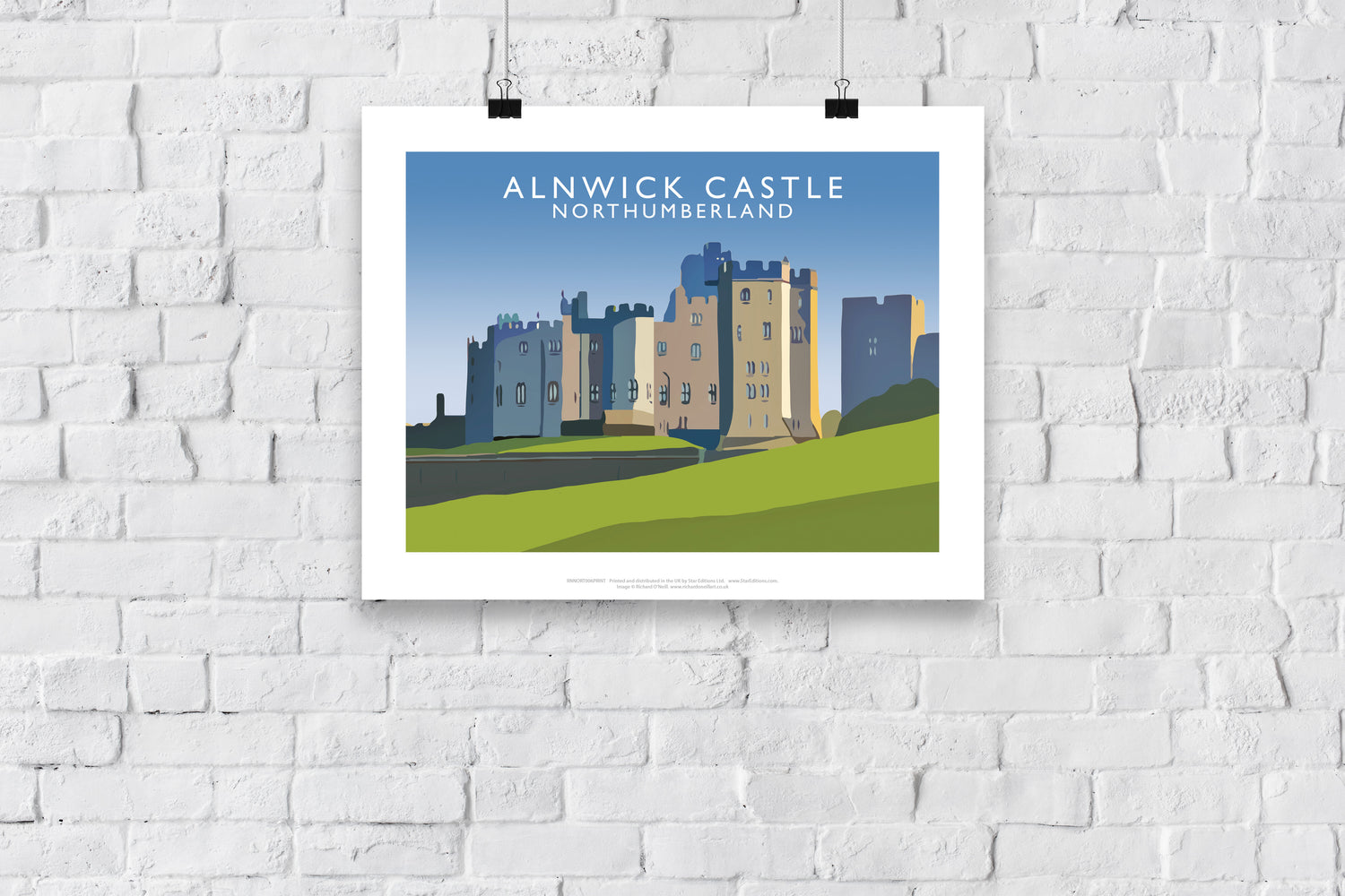 Alnwick Castle, Northumberland - Art Print