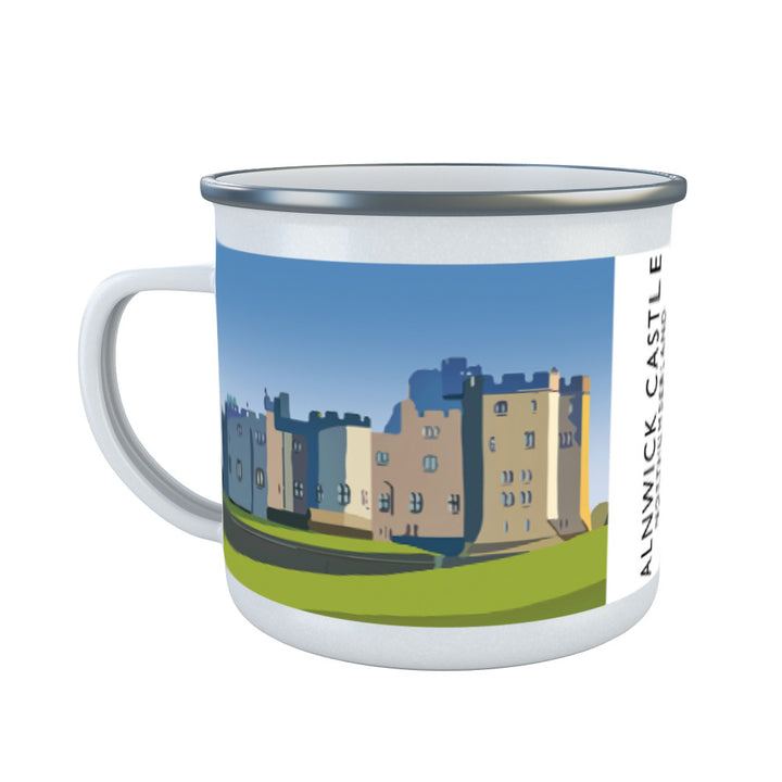 Alnwick Castle, Northumberland Enamel Mug