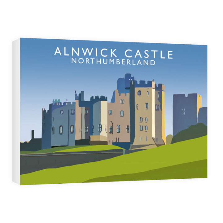Alnwick Castle, Northumberland 60cm x 80cm Canvas