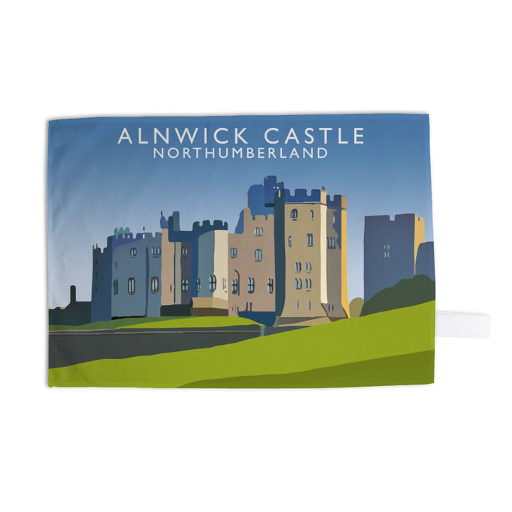 Alnwick Castle, Northumberland Tea Towel