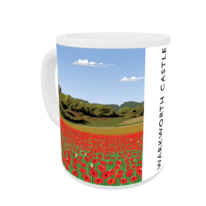 Warkworth Castle, Northumberland Coloured Insert Mug