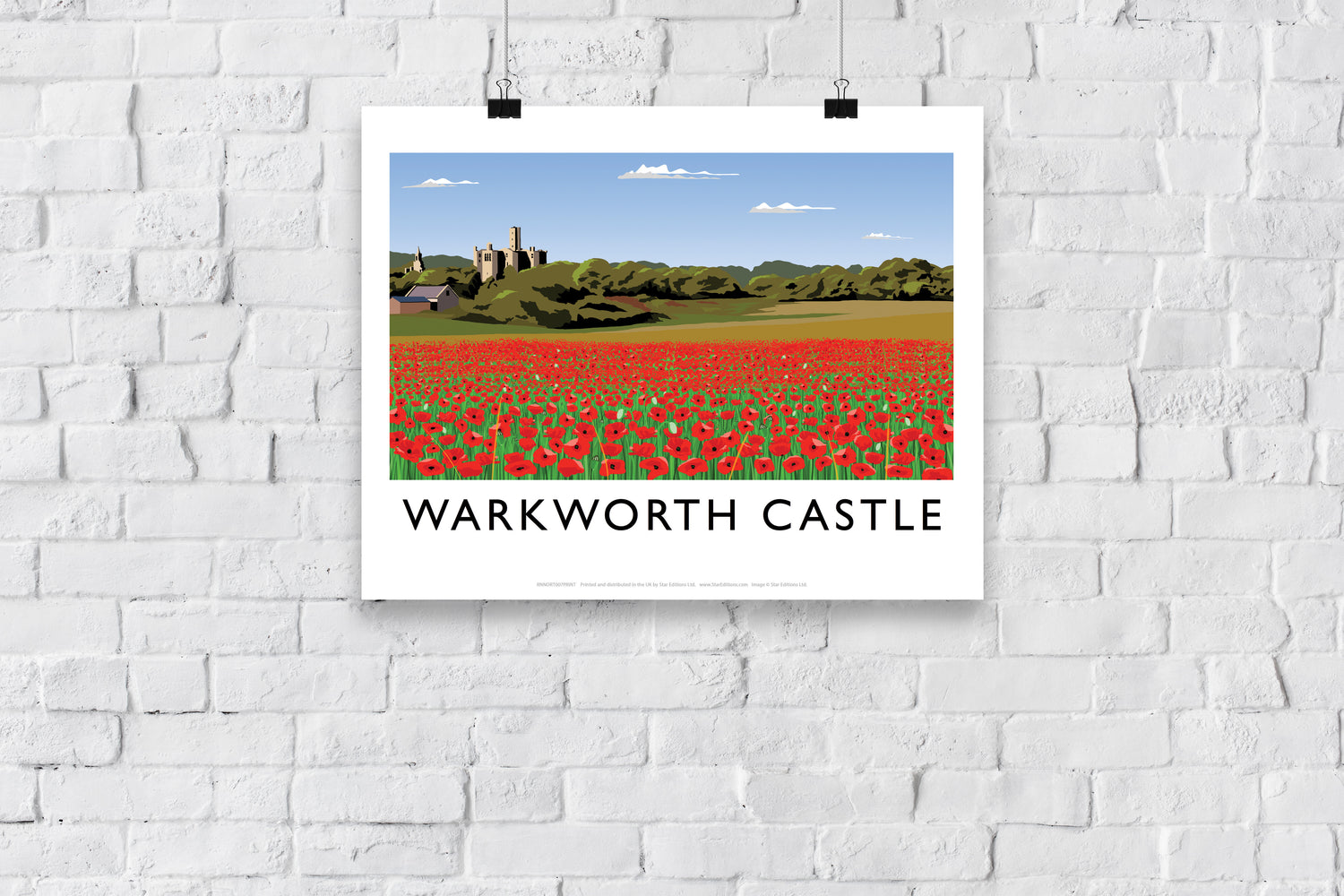 Warkworth Castle, Northumberland - Art Print