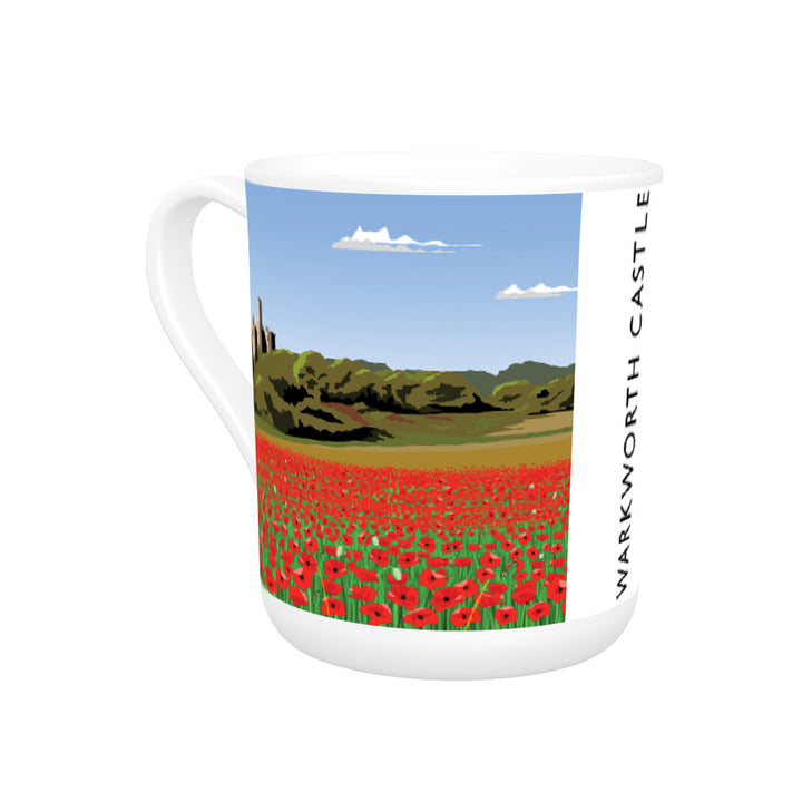 Warkworth Castle, Northumberland Bone China Mug