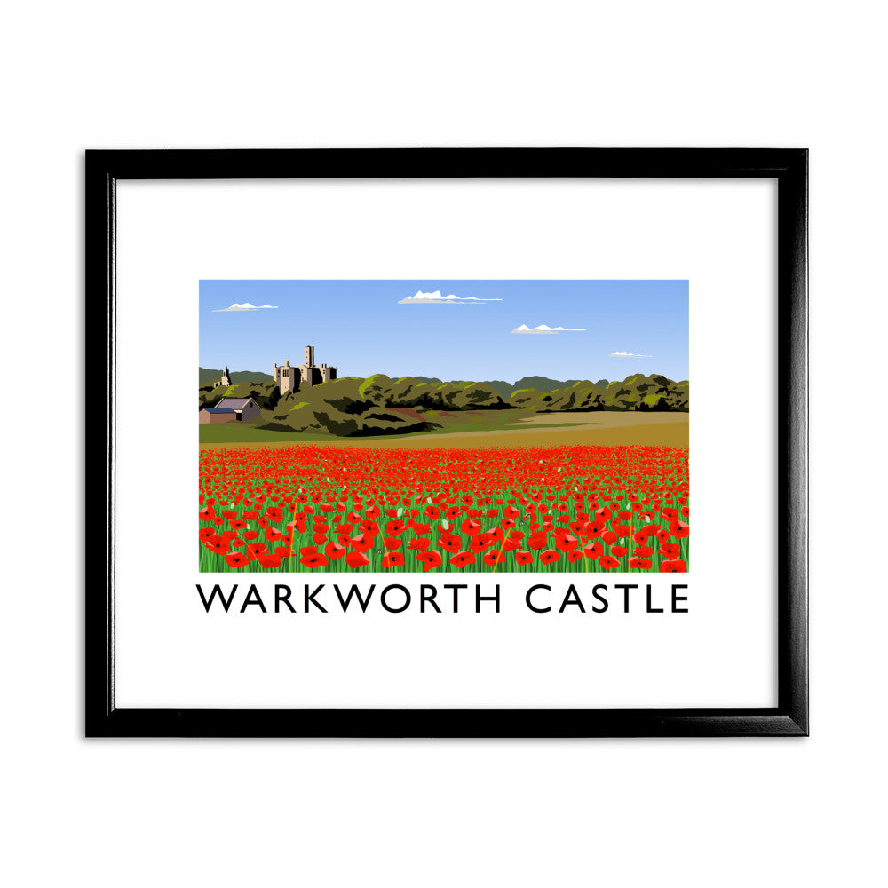 Warkworth Castle, Northumberland - Art Print