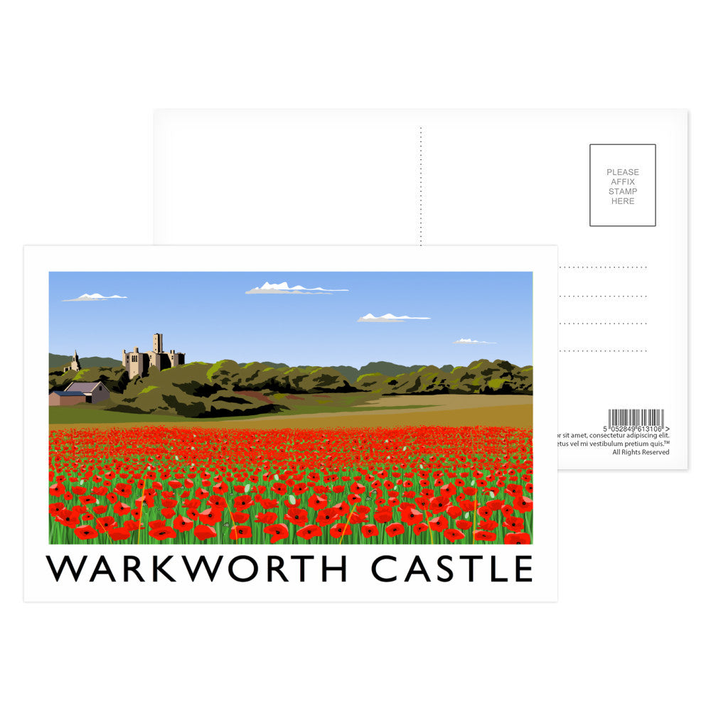 Warkworth Castle, Northumberland Postcard Pack