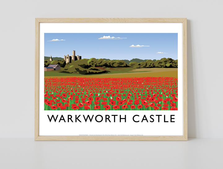 Warkworth Castle, Northumberland - Art Print