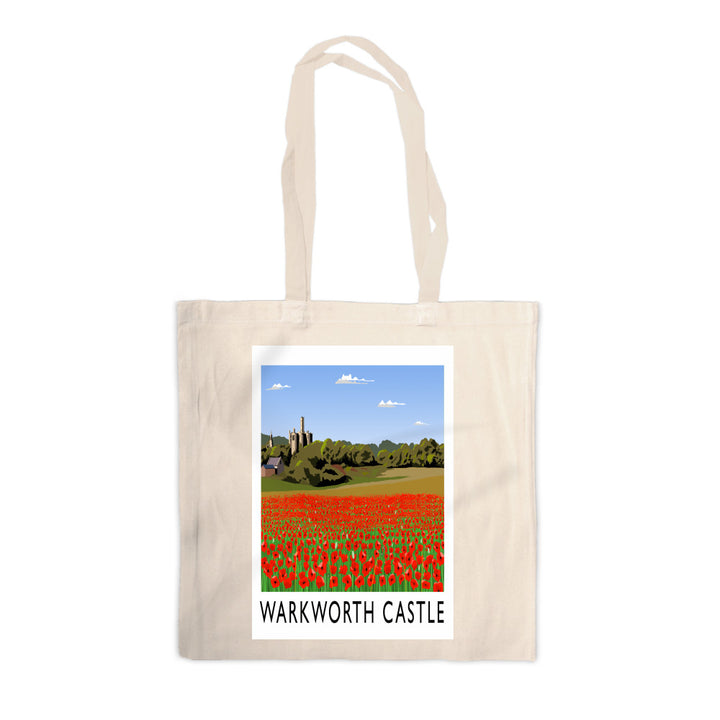 Warkworth Castle, Northumberland Canvas Tote Bag