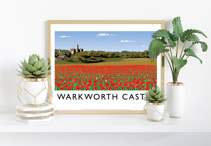Warkworth Castle, Northumberland - Art Print