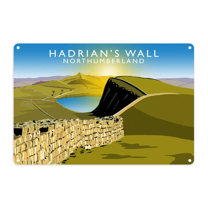 Hadrian's Wall, Northumberland Metal Sign