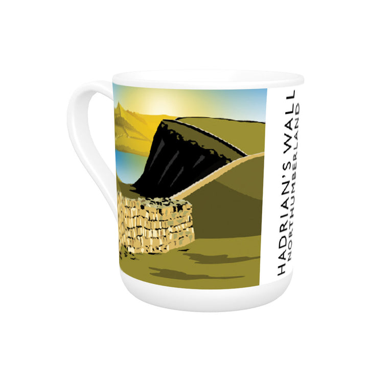 Hadrian's Wall, Northumberland Bone China Mug