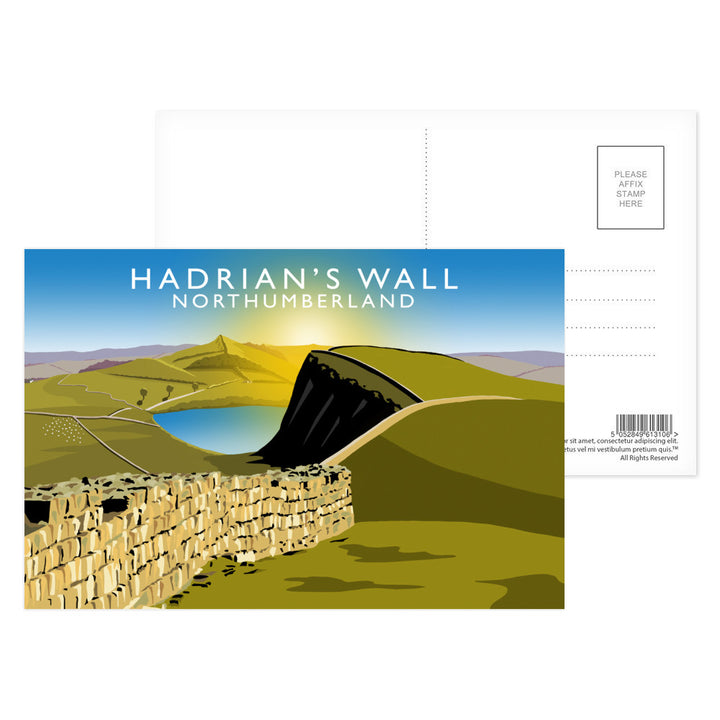 Hadrian's Wall, Northumberland Postcard Pack