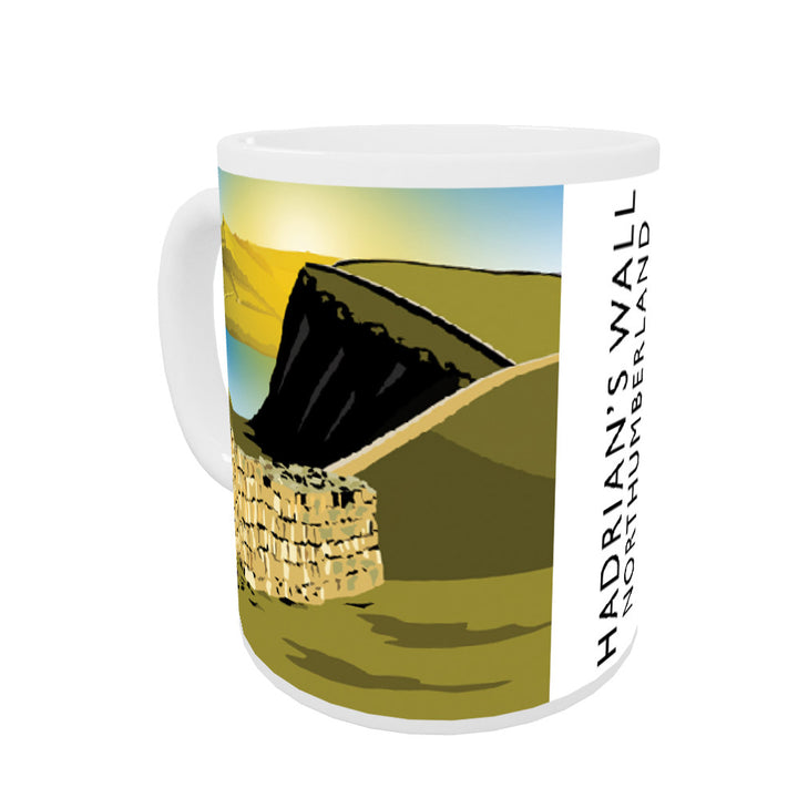 Hadrian's Wall, Northumberland Coloured Insert Mug