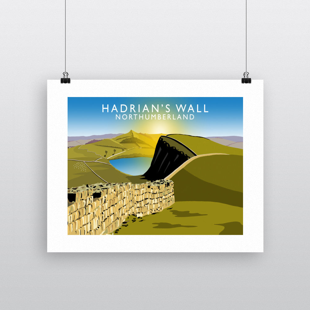 Hadrian's Wall, Northumberland 90x120cm Fine Art Print
