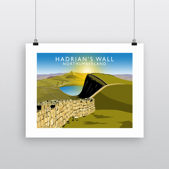 Hadrian's Wall, Northumberland 90x120cm Fine Art Print