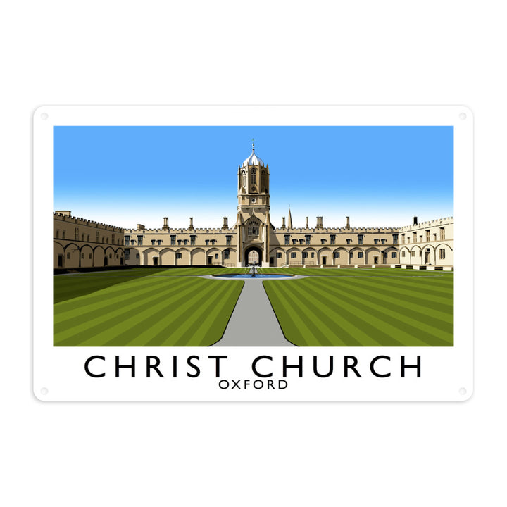 Christ Church, Oxford Metal Sign