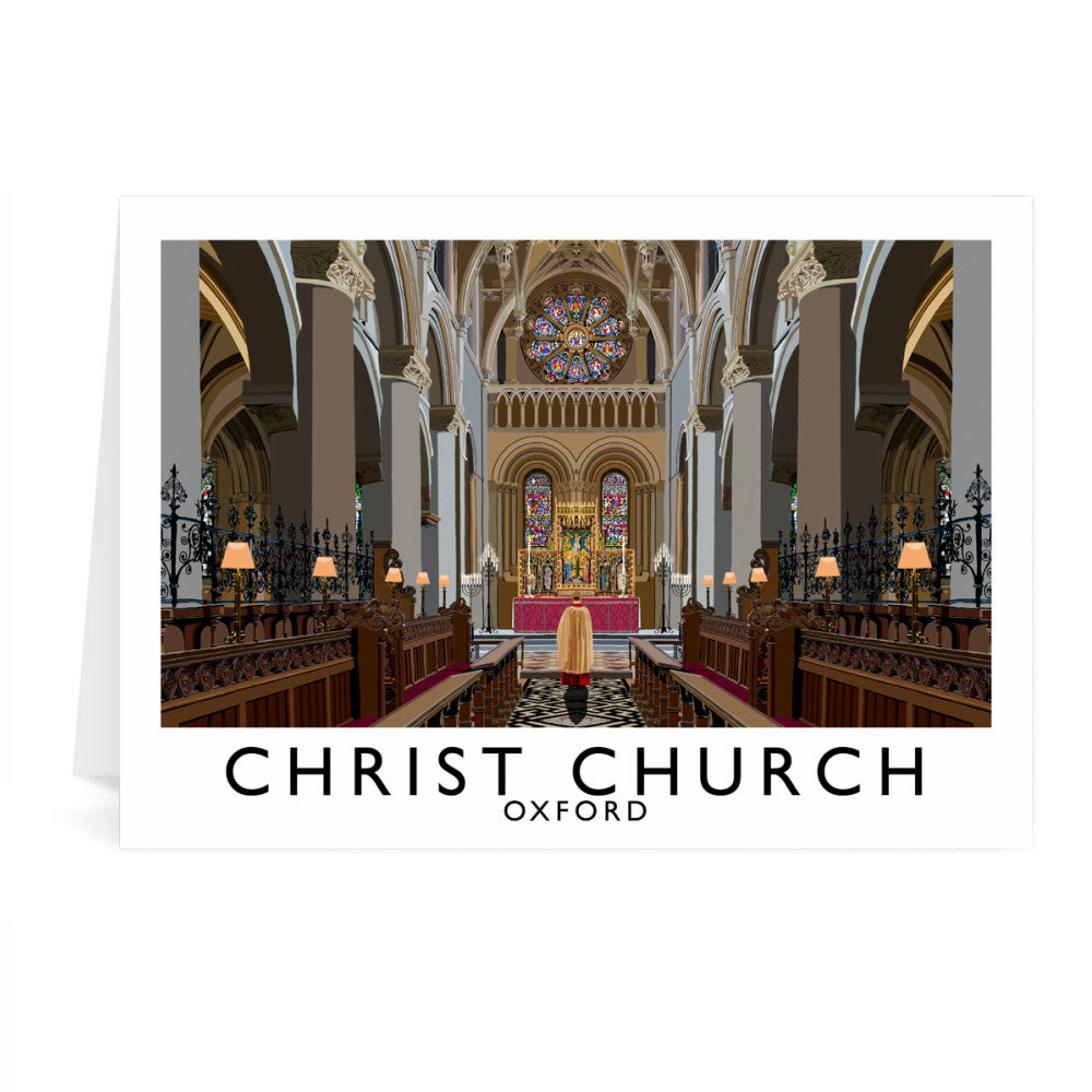 Christ Church, Oxford Greeting Card 7x5