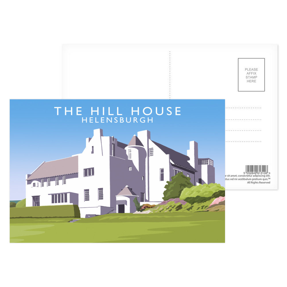 The Hill House, Helensburgh, Scotland Postcard Pack