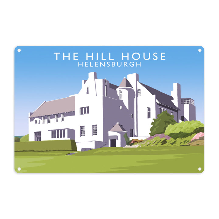 The Hill House, Helensburgh, Scotland Metal Sign