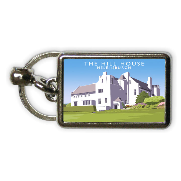 The Hill House, Helensburgh, Scotland Metal Keyring