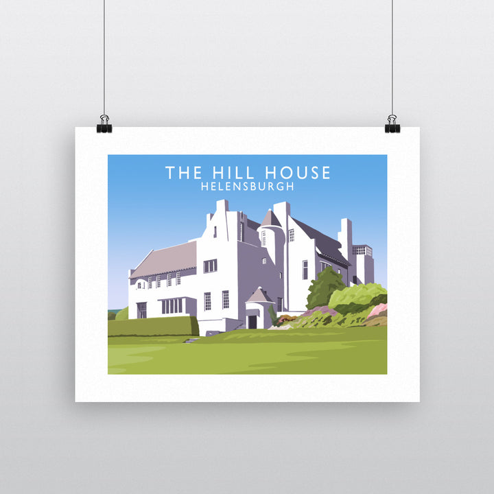 The Hill House, Helensburgh, Scotland 90x120cm Fine Art Print