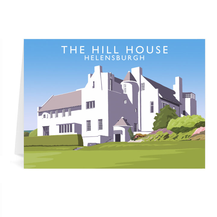 The Hill House, Helensburgh, Scotland Greeting Card 7x5