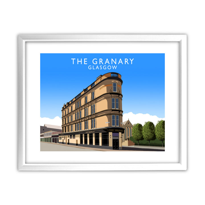 The Granary, Glasgow, Scotland 11x14 Framed Print (White)