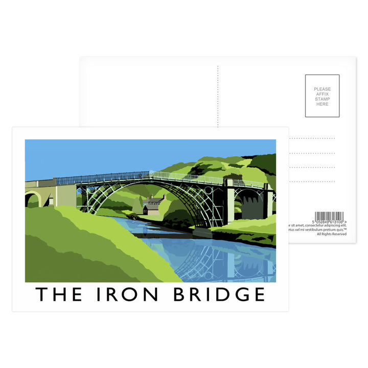 The Iron Bridge, Telford Postcard Pack