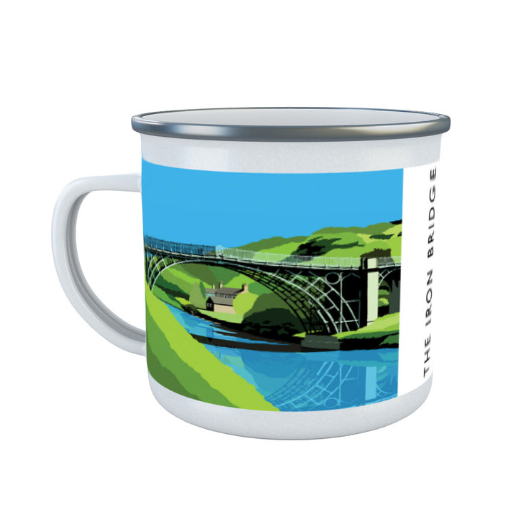 The Iron Bridge, Telford Enamel Mug