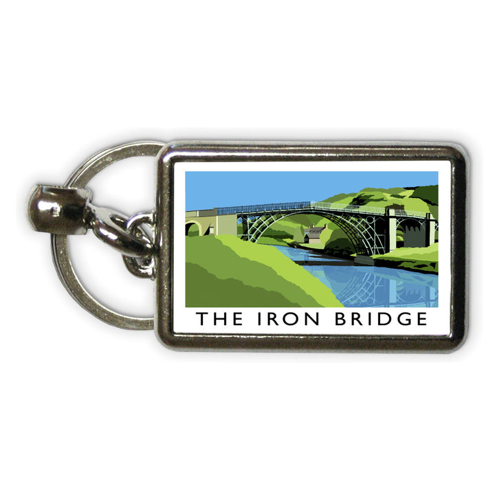 The Iron Bridge, Telford Metal Keyring