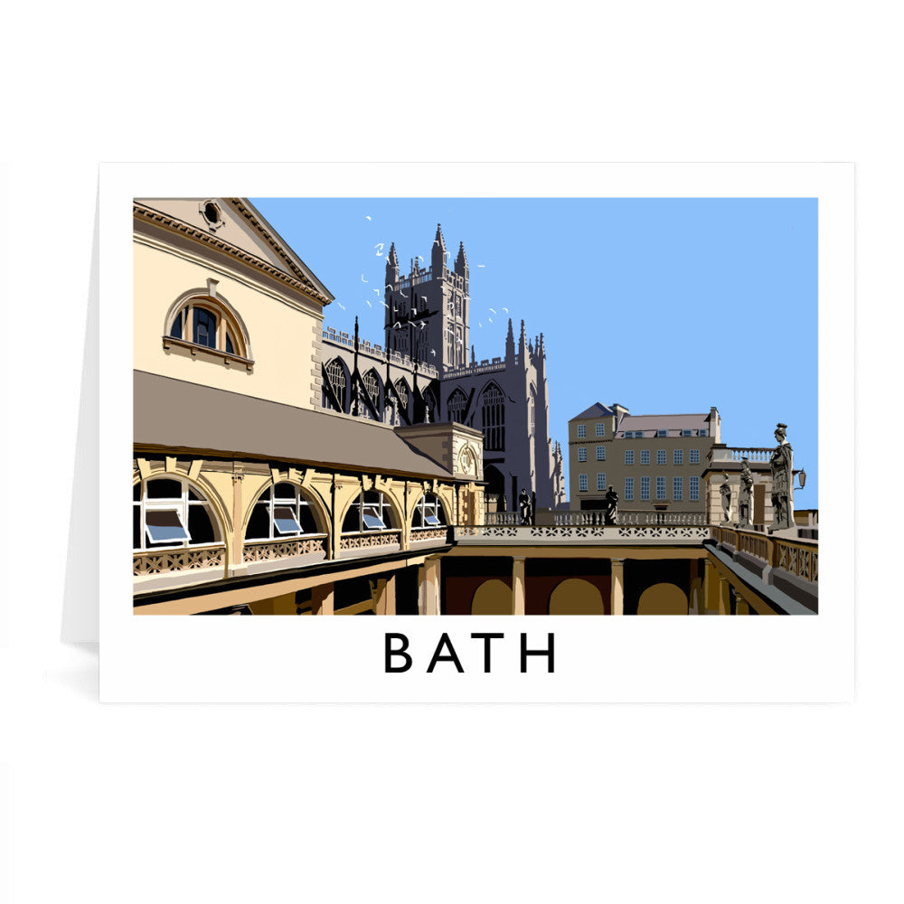 Bath Greeting Card 7x5