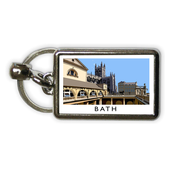 Bath Metal Keyring