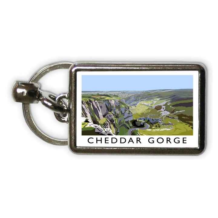 Cheddar Gorge, Somerset Metal Keyring