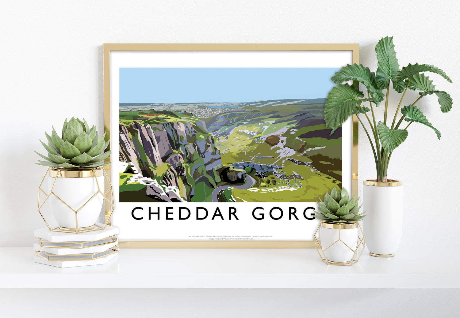 Cheddar Gorge, Somerset - Art Print