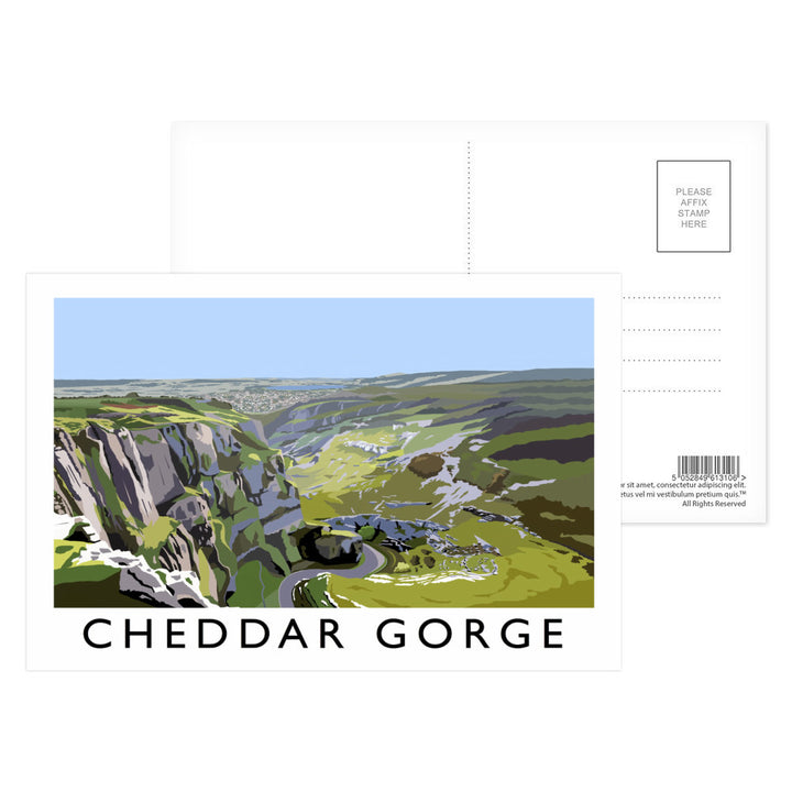 Cheddar Gorge, Somerset Postcard Pack