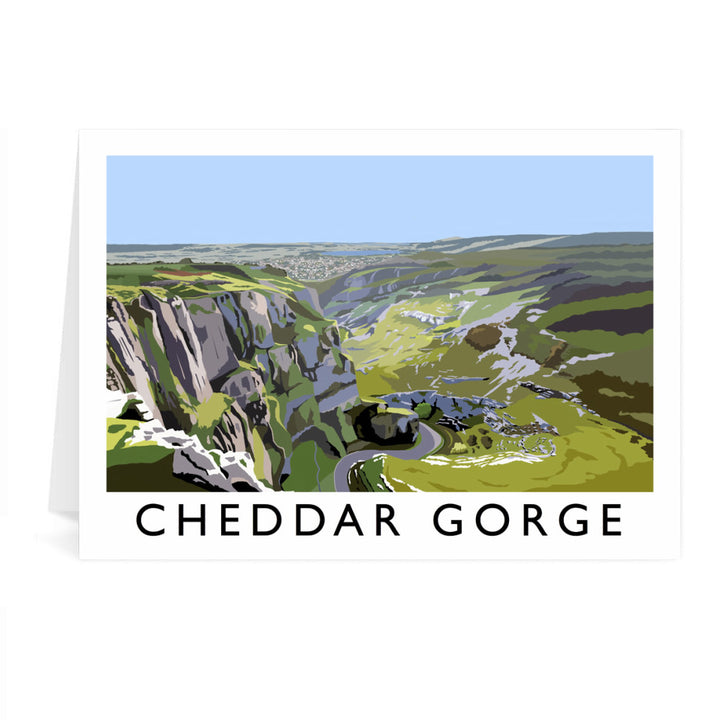 Cheddar Gorge, Somerset Greeting Card 7x5
