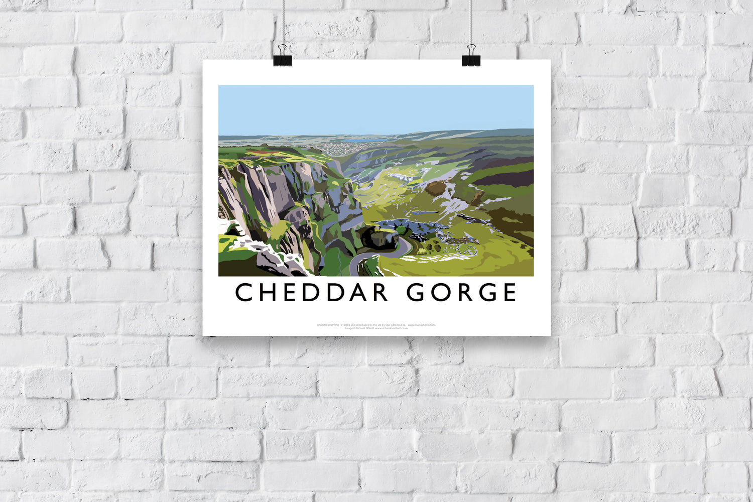 Cheddar Gorge, Somerset - Art Print