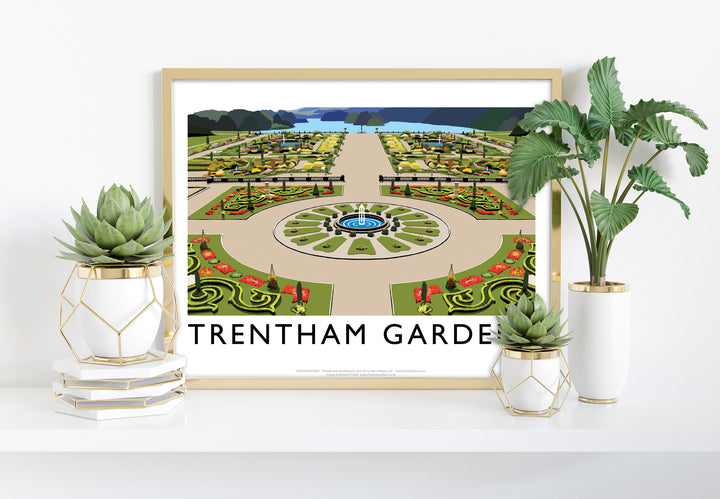 Tretham Gardens, Stoke-On-Trent - Art Print