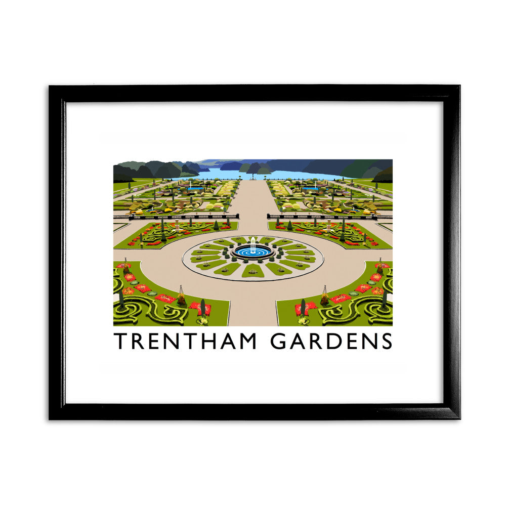 Tretham Gardens, Stoke-On-Trent - Art Print