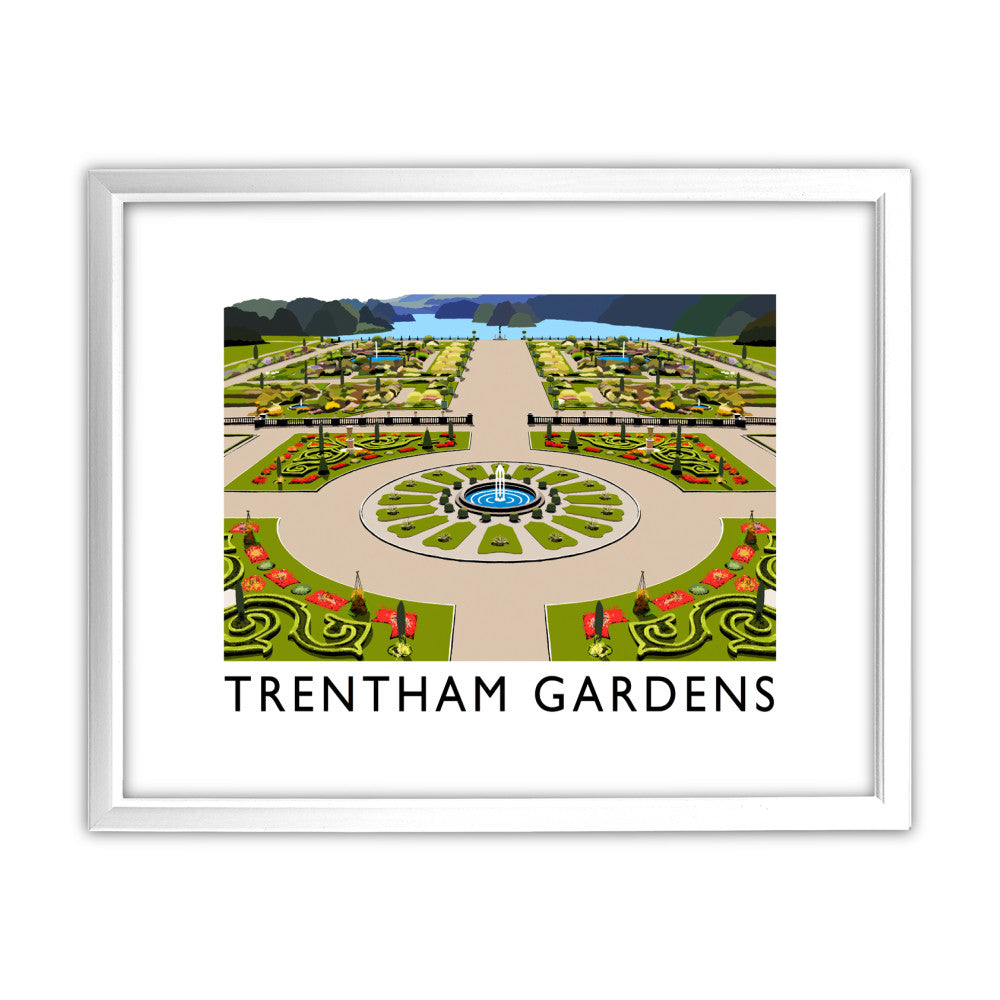 Tretham Gardens, Stoke-On-Trent - Art Print