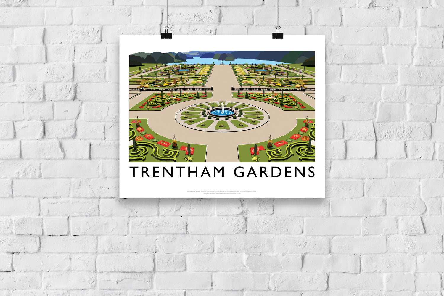 Tretham Gardens, Stoke-On-Trent - Art Print