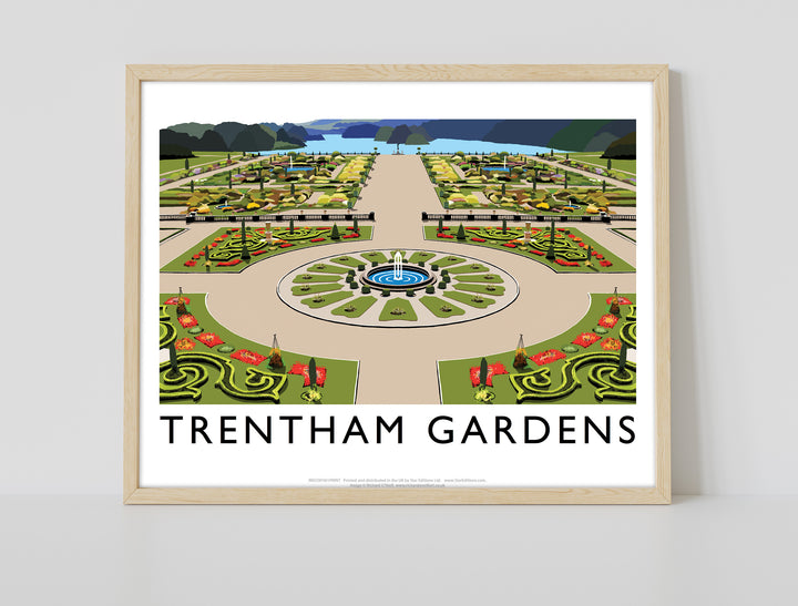 Tretham Gardens, Stoke-On-Trent - Art Print