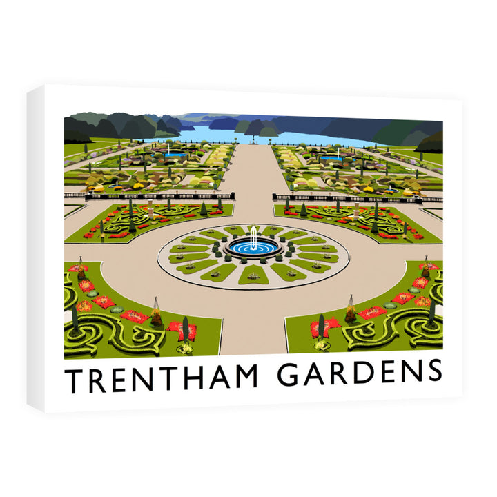 Tretham Gardens, Stoke-On-Trent 60cm x 80cm Canvas