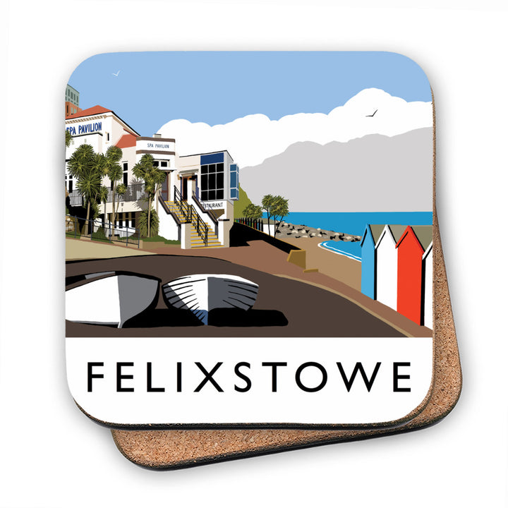 Felixstowe, Suffolk MDF Coaster