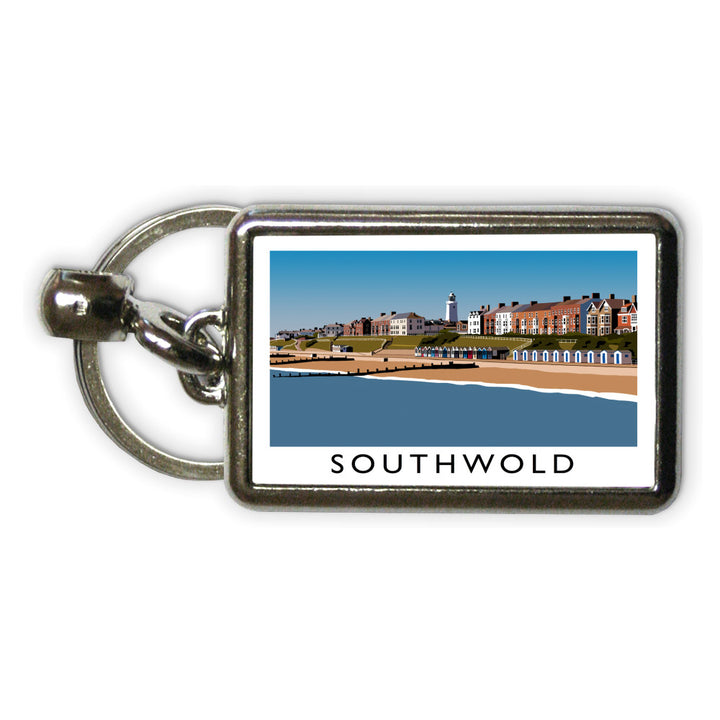 Southwald, Suffolk Metal Keyring