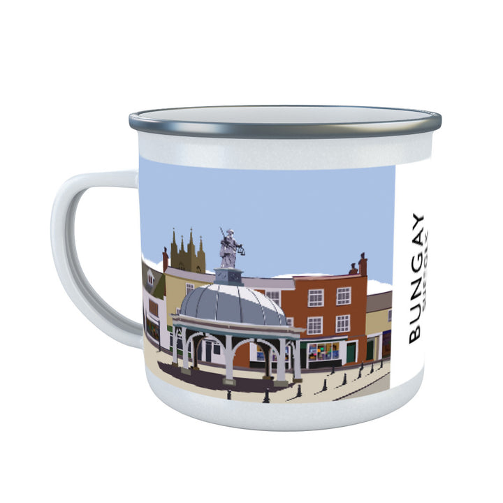 Bungay, Suffolk Enamel Mug